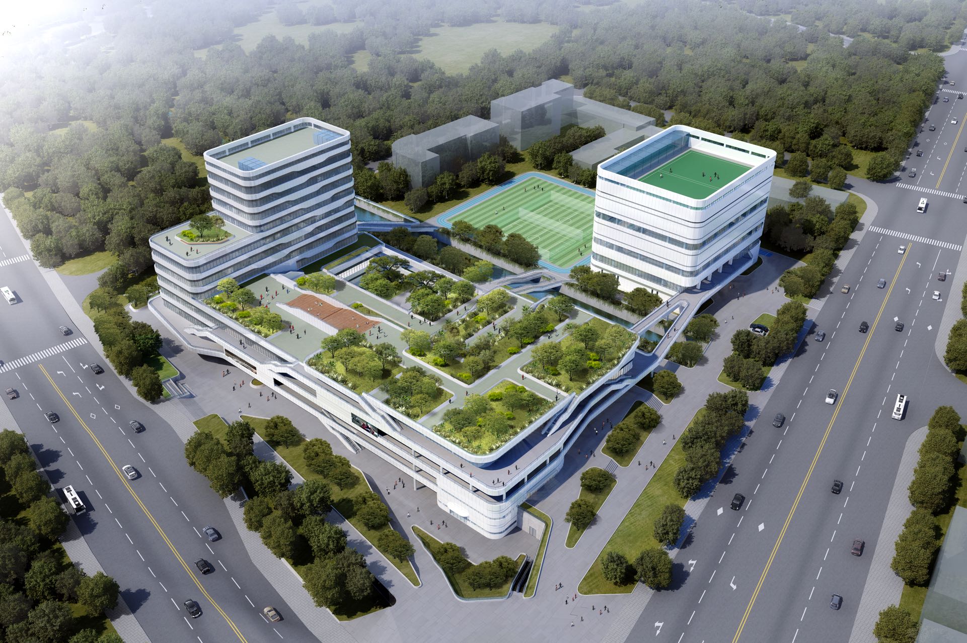 麗水花園鄰里中心及停車場(chǎng)